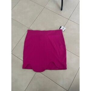 NWT 1X curvy bottom skirt hot pink Sammy B SK55